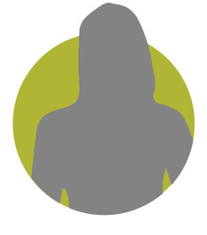Female silhouette for profiles with no image
